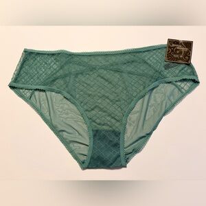 NWT Wilshire Montana Teal Mesh Diamond Panties Size 4X – Bundle 5/$25